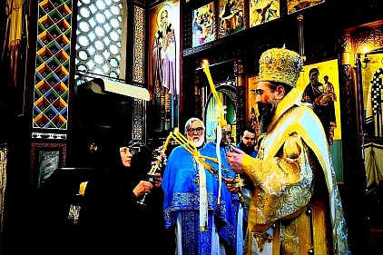 Пета недеља Четрдесетнице у манастиру Ђунис