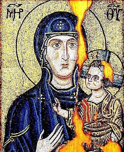 Mозаична иконa Богородице Одигитрије